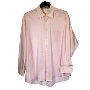 Pierre Cardin Pink Dress Shirt with Subtle Texture